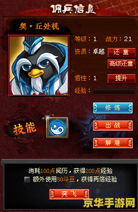 q宠大乐斗阅历有什么用 Q宠大乐斗：深度解析阅历的重要性与获取之道