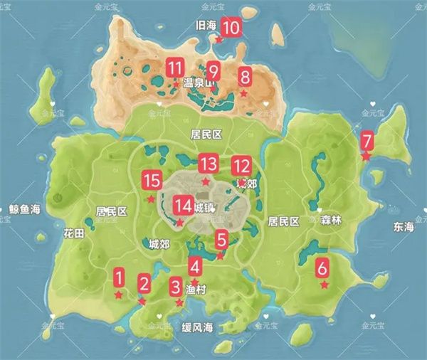 心动小镇15个最新泡泡点位分享