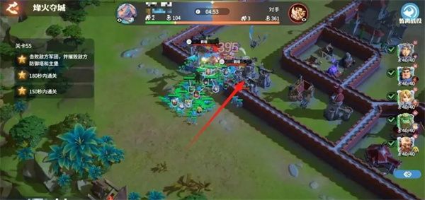 龙石战争烽火夺城55关通关攻略
