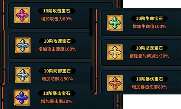 佣兵小镇宝石系统详解与搭配推荐