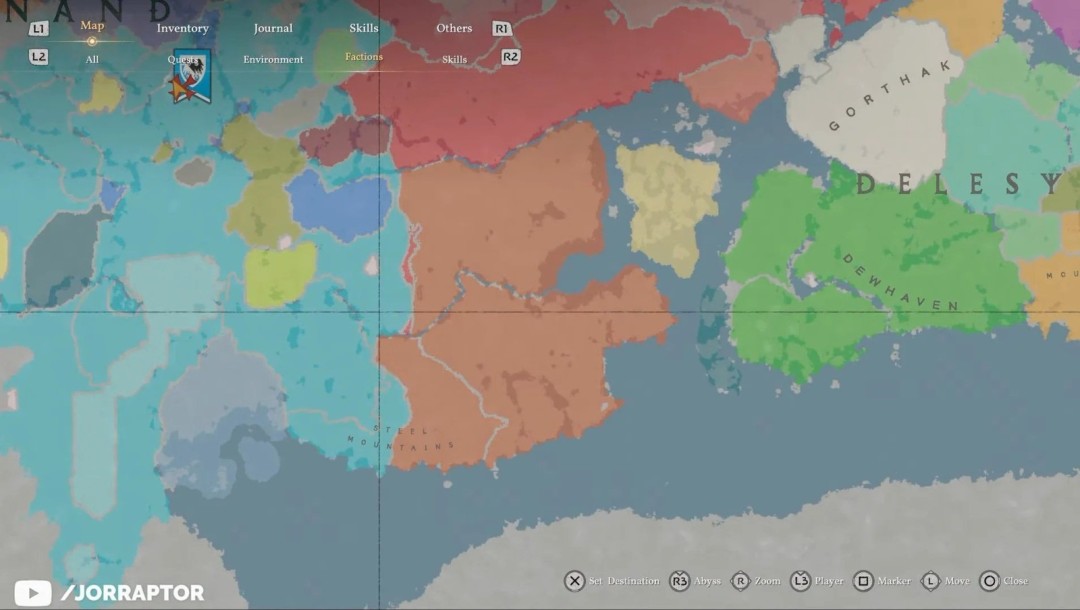 《红色沙漠》地图曝光 随机事件、隐藏boss应有尽有！