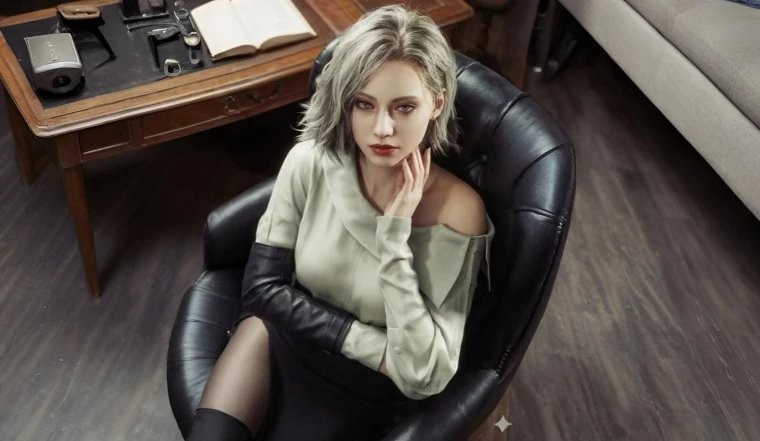 格蕾丝演员游玩《生化危机：安魂曲》一惊一乍 她还在入戏状态！