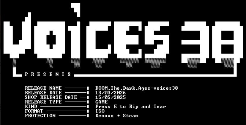 voice38用传统方式攻破《毁灭战士：黑暗时代》D加密