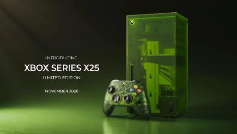 微软正式发布XBOX Series X25纪念版主机与新款手柄
