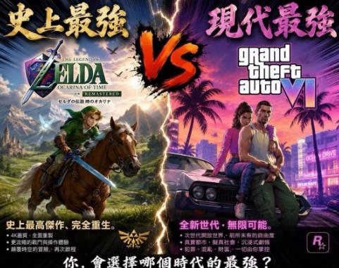 史上最强VS现代最强！玩家期待《塞尔达传说：时之笛》重制版11月发售