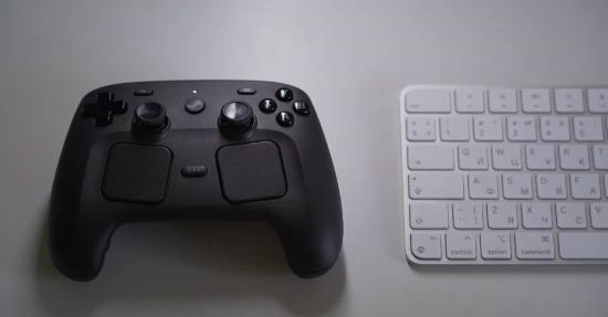 Steam手柄新玩法：用键盘当方向盘 在桌上飙“手柄”