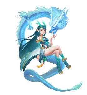 龙伴战四方，族聚势无双！《逍遥情缘》绝美龙族法宠泷姬亮相