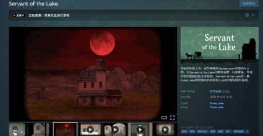 冒险新作《湖之仆从》Steam好评如潮 好评率98%