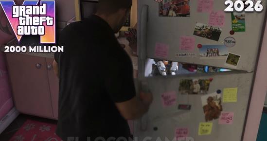细节狂魔竟然输了？《GTA6》开冰箱被《神秘海域4》吊打