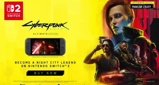 CDPR：《赛博朋克2077》Switch 2版已收回成本并开始盈利