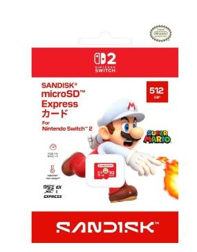 任天堂官方授权NS2 microSD Ex推出512GB新品 10月1日上市