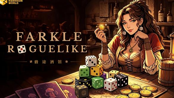 Roguelike骰子构筑《骰途酒馆·Farkle Roguelike》9月8日正式上线Steam